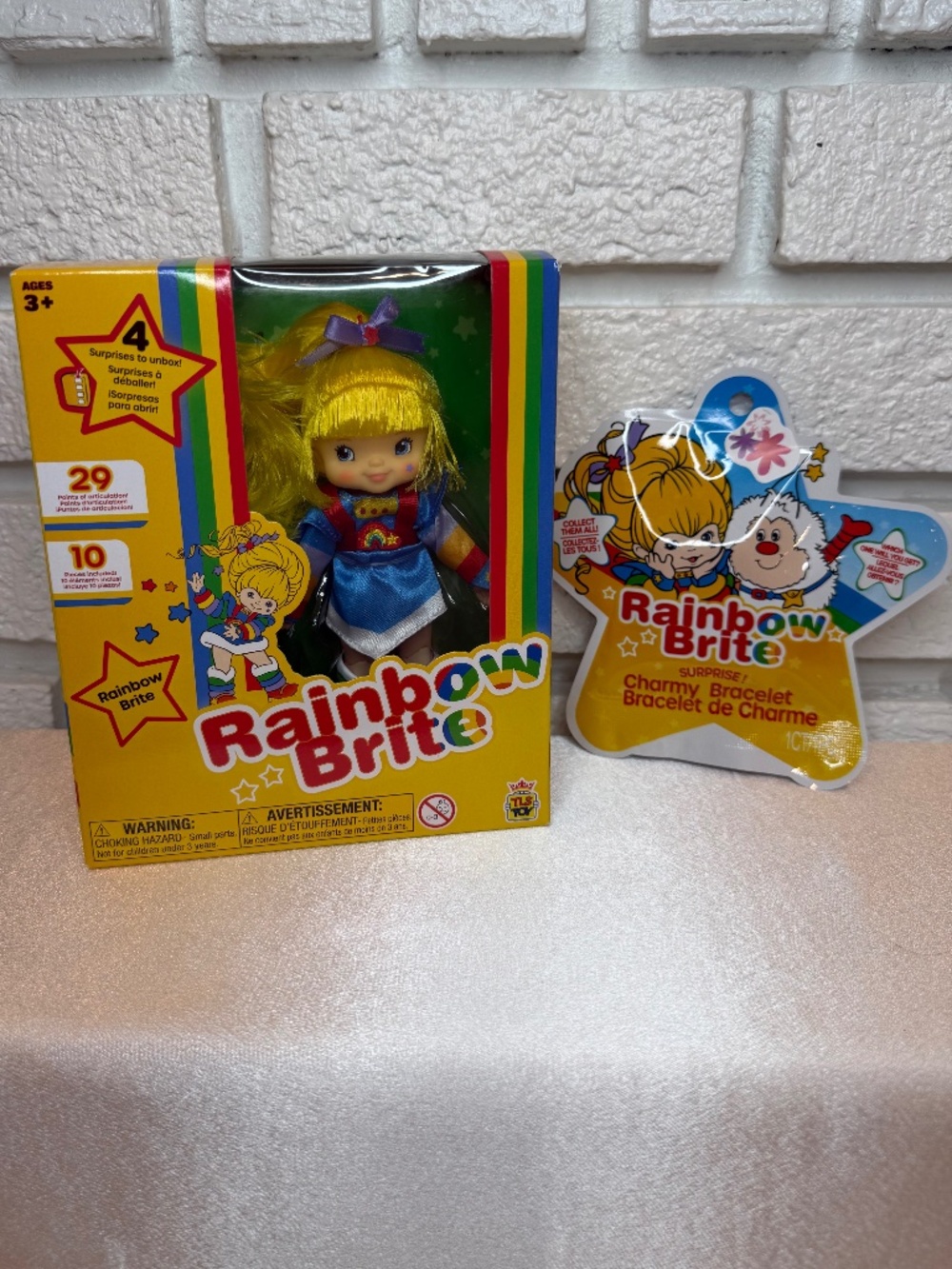 Rainbow Brite Doll New in Box with Mystery Charm Bracelet NIP